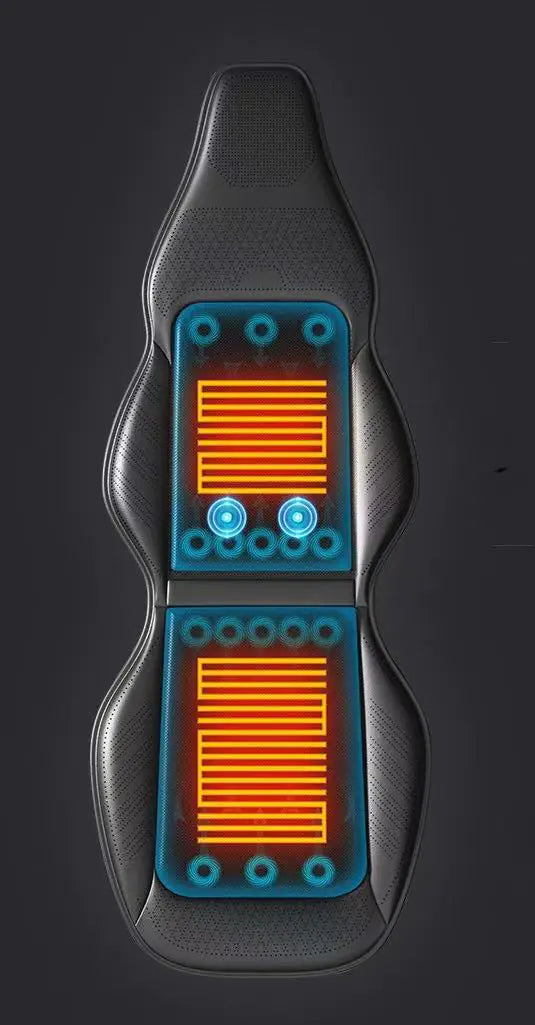 Roger 3-in-1 (All-Season) Car Seat Cushion | 16-Fan Cooling, Soothing Heat & Relaxing Massage