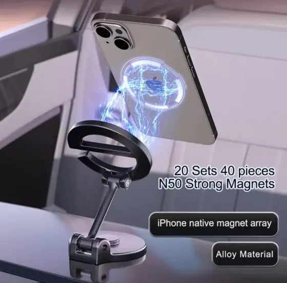 ROGER Magnetic Car Mount, Phone Holder for Vehicle, Hands-Free Car Holder Mount for Dash.