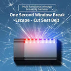 ROGER 3-in-1 Emergency Escape Hammer – Rescue Tool with Seat Belt Cutter