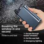 ROGER 3-in-1 Emergency Escape Hammer – Rescue Tool with Seat Belt Cutter