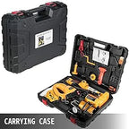 ROGER Electric Car Jack 3 Ton 12V – All-in-One Scissor Jack with Inflator Pump, 120-370/170-420MM Lifting Range, Ideal for Sedans and SUVs, Car Repair Tool