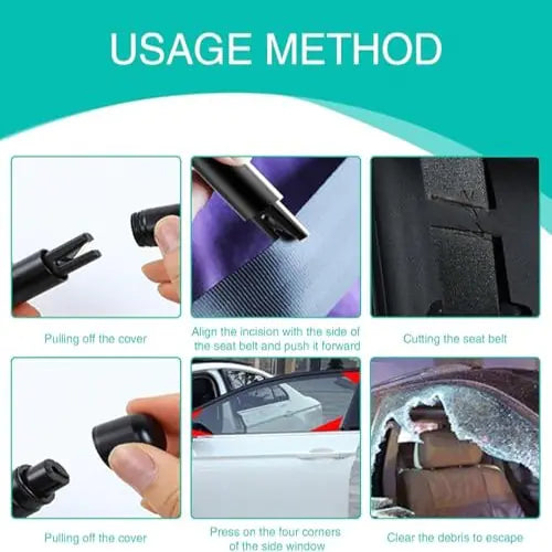 ROGER Emergency Car Safety Hammer – Multi-Function Emergency Escape Tool