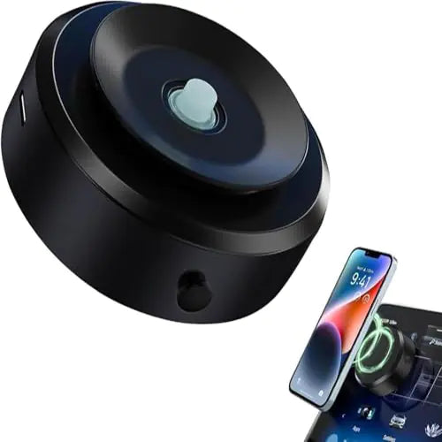 ROGER Intelligent Suction & Magnetic Car Phone Holder (With Mobile Charging)