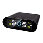 ROGER Solar-Powered Tire Pressure Monitoring System with LCD Display & External Sensors