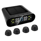 ROGER Solar-Powered Tire Pressure Monitoring System with LCD Display & External Sensors