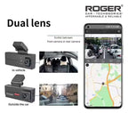 Roger’s 4G SIM Based Dashcam! Dual cameras (front & rear) capture crystal-clear video with night vision. Enjoy live streaming, GPS tracking, G-sensor collision alerts, and remote access via app. Comes with WiFi