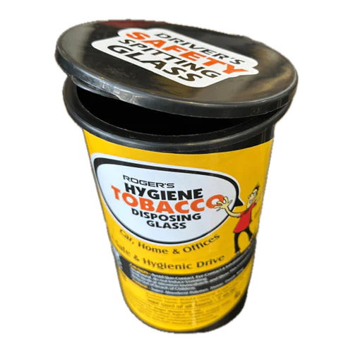 ROGER Tobacco Disposing Glass for Spitting Tobacco – Pack of 10 | Hygienic & Disposable Use